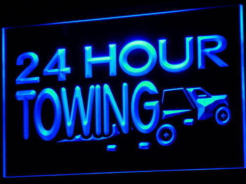 24 Hours Towing LED Light Sign